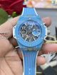 bbf Hublot Big Bang sky blue ceramic case rubber strap swiss replcia watch (1)_th.jpg